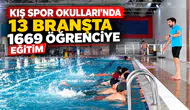 Kış Spor Okulları’na Yoğun İlgi! 13 Branşta 1669 Öğrenci Eğitim Alıyor