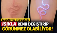 Yeni dövme mürekkebi, ışıkla renk değiştirip görünmez olabiliyor!