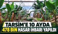 TARSİM'e 10 ayda 478 bin hasar ihbarı yapıldı