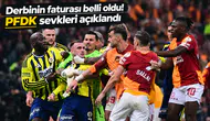 Derbinin faturası belli oldu! PFDK sevkleri açıklandı