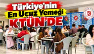 Türkiye’nin En Ucuz Yemeği KTÜN’de