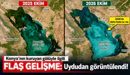Konya'nın kuruyan gölüyle ilgili flaş gelişme: Uydudan görüntülendi!