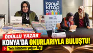 Ödüllü yazar Konya’da okurlarıyla buluştu! Yeni kitabına yoğun ilgi