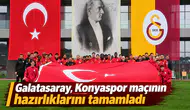 Galatasaray, Konyaspor maçının hazırlıklarını tamamladı