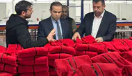 Konyalı başkandan yoğun mesai: Tekstil atölyelerini gezdi