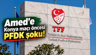 Amed'e Konya maçı öncesi PFDK şoku!