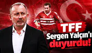 TFF Sergen Yalçın'ı duyurdu!