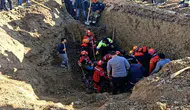 Ankara'da göçükte muhtar öldü
