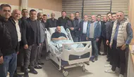 MHP Konya, dava arkadaşlarını hastanede yalnız bırakmadı!