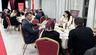 Konya'da devlet desteğiyle evlenen gençler akşam yemeğinde buluştu