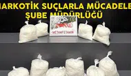 Kargo firmasında 9 kilo metamfetamin ele geçirildi