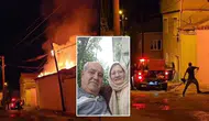 Evli çift, yangında hayatını kaybetti