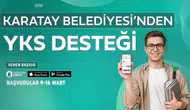 Karatay Belediyesi'nden YKS'ye girecek öğrencilere sınav ücreti desteği