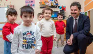 Rektör Yılmaz, miniklerin 23 Nisan sevincine ortak oldu