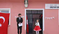 Konya'nın 1 öğretmen ve 1 öğrencili okulunda 23 Nisan coşkusu yaşandı!