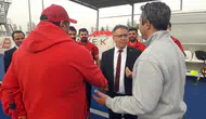Konyalı sporculara kampta moral ziyareti!