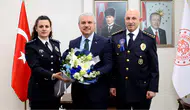 Konya'da Polis Haftası kutlanıyor: Emniyet Müdürü Yüksek'ten Vali Akın'a ziyaret