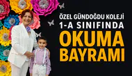 Özel Gündoğdu Koleji 1-A sınıfında okuma bayramı