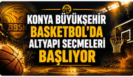 Konya Büyükşehir Basketbol’da altyapı seçmeleri başlıyor