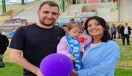 Konya'da 2 yaşındaki Umay kanseri yendi; balonlar onun için uçuruldu