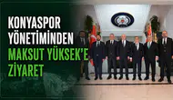 Konyaspor yönetiminden Maksut Yüksek’e ziyaret