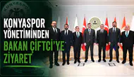 Konyaspor yönetiminden Bakan Çiftçi’ye ziyaret