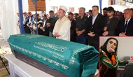 Öldürülen Kübra, Kahramanmaraş'ta toprağa verildi