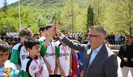 Seydişehir’de gençler doğada yarıştı: Gençler doğayla iç içe yarıştı