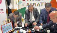 Konya'da minik eller vitray sanatıyla buluştu