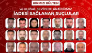 Kırmızı bültenle aranan 27, ulusal seviyede aranan 21 suçlu ülkeye getirildi