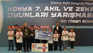 Konya'da 7. Akıl ve Zekâ Oyunları Yarışması'nda ödüller sahiplerini buldu