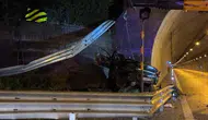 Otomobil tünel girişindeki duvara çarptı; 1 ölü