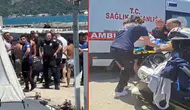 Boğulma tehlikesi geçiren çocuk hastaneye kaldırıldı