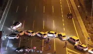 Dron destekli trafik denetimi: 58 gözaltı