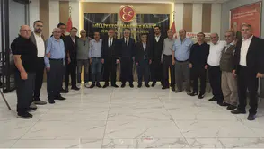 MHP Yunak’tan İl Başkanı Sedat Göncü'ye hayırlı olsun ziyareti