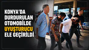 Konya'da durdurulan otomobilde uyuşturucu ele geçirildi