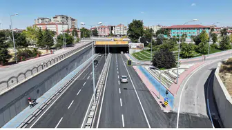 Konya'da Azerbaycan Alt Geçidi’ndeki asfalt yenilendi