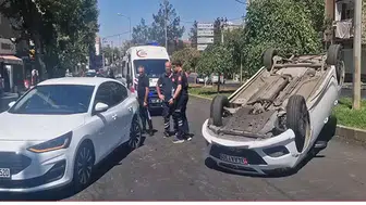 Diyarbakır'da 14 yaşındaki sürücü kazası