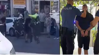 Trafik polisine saldıran şüpheli tutuklandı