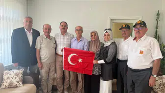 Konya'da Kıbrıs Gazisi Yakup Söğüt’e anlamlı ziyaret
