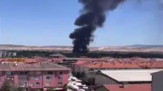 Tugay yemekhanesinde çıkan yangın söndürüldü