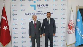 Konya Valisi, İŞKUR’un çalışmalarını yerinde inceledi