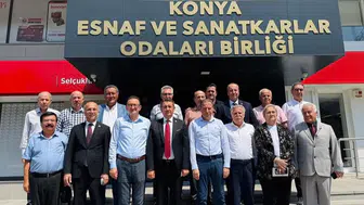 Esnaf Birliği’nde kritik görüşme! CHP Konya heyeti talepleri dinledi