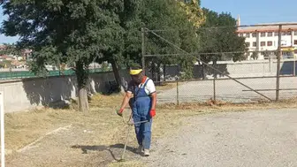 Konya'da okul bahçeleri çocuklar için hazırlanıyor!