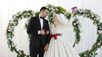 Ayşe ve Fatih muhteşem düğünle dünyaevine girdi
