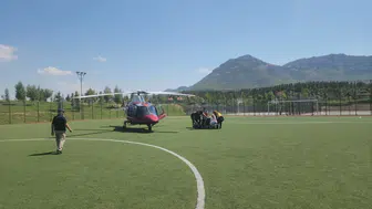 Konya'da kriz geçiren hasta hava ambulansıyla hastaneye kaldırıldı