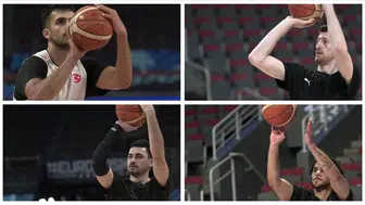 A Milli Erkek Basketbol Takımı, Letonya'da ilk antrenmanını yaptı