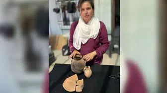 Karahöyük'te 3 bin 500 yıllık "yemek takımı" bulundu