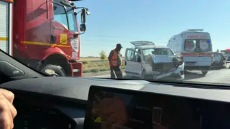 Konya, Karapınar yolunda kaza
