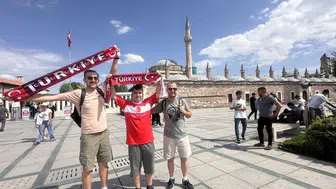 Mevlana Müzesi'nde milli maç öncesi yoğunluk